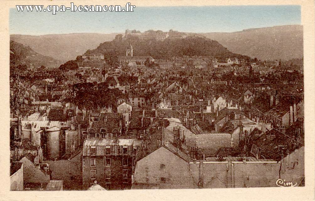 BESANÇON-les-BAINS (Doubs) - Vue prise du Clocher St-Pierre